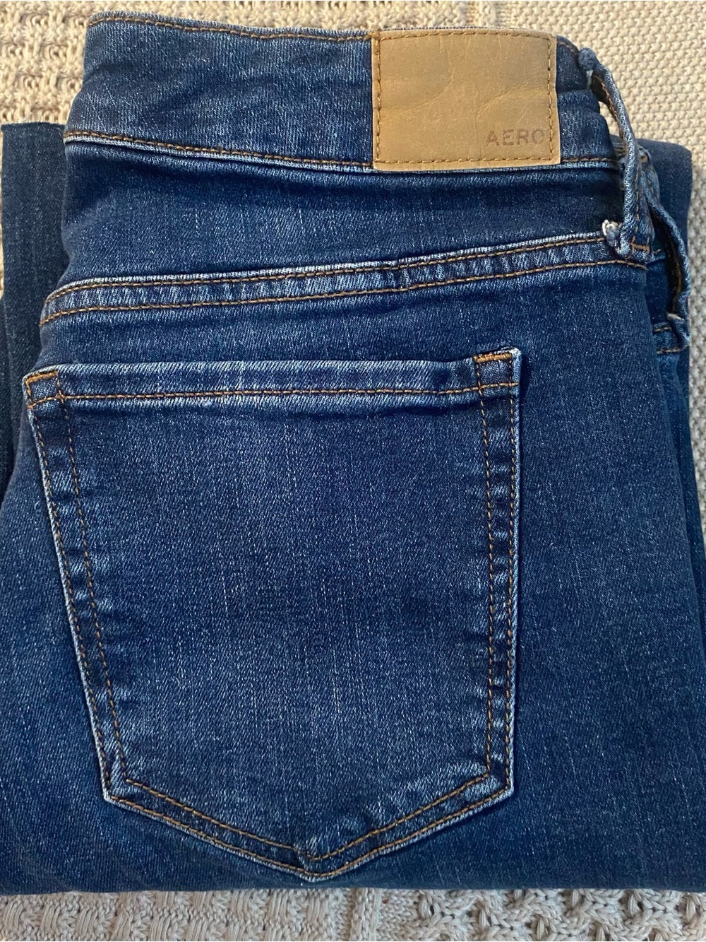 Aeropostale High-Rise Dark Blue Flared Women’s Jeans size 8R - Picture 9 of 9